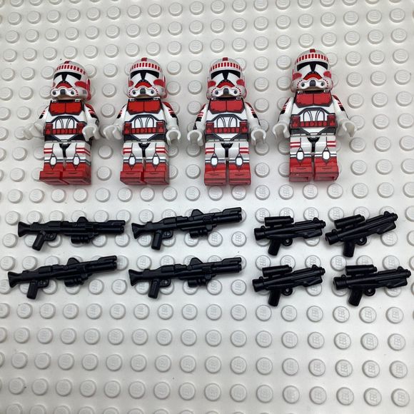 Star Wars minifigures Shock Troopers Clone Coruscant Guards LOT LEGO compatible - Picture 3 of 8